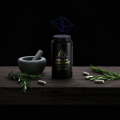 Neuro Alchemy™ — 90 Vegan Capsules | Cognitive & Stress Support Nootropic